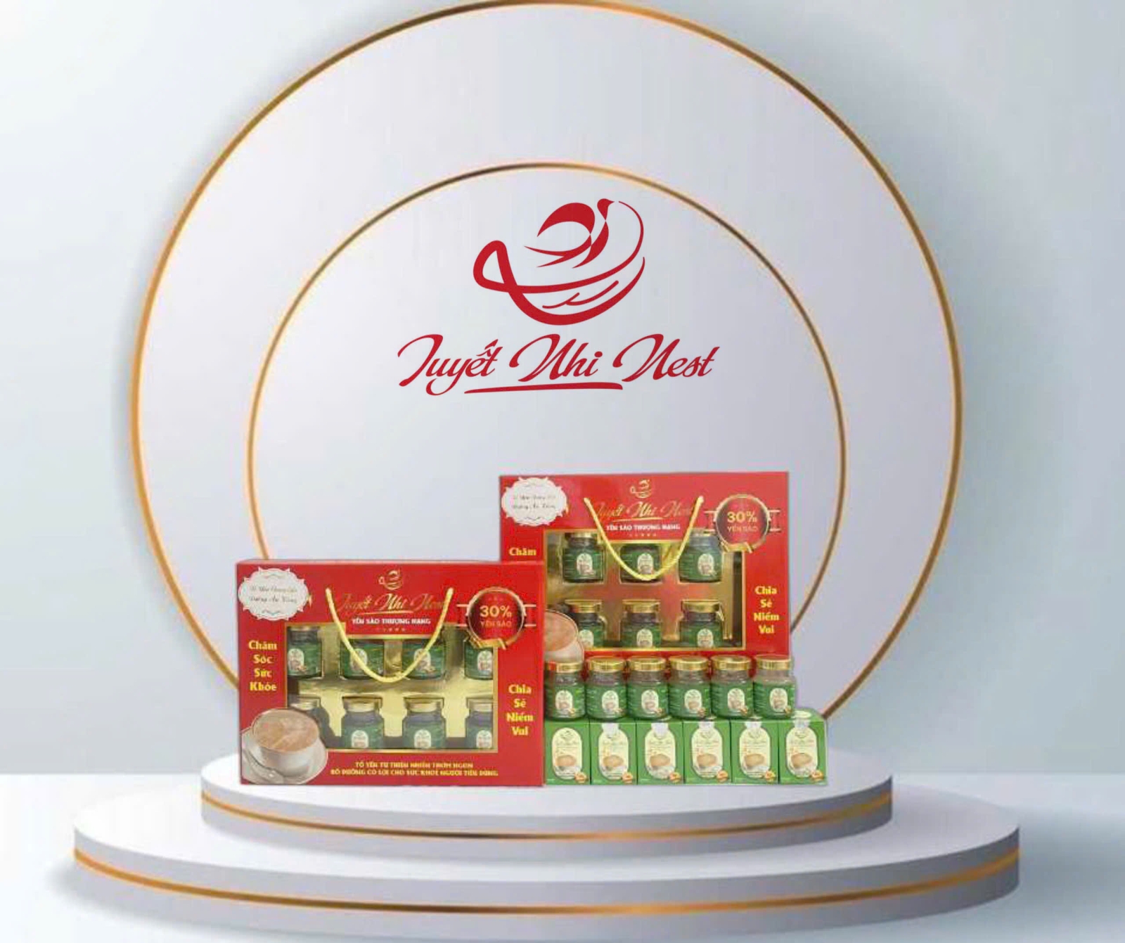 giỏ quà tết màu xanh