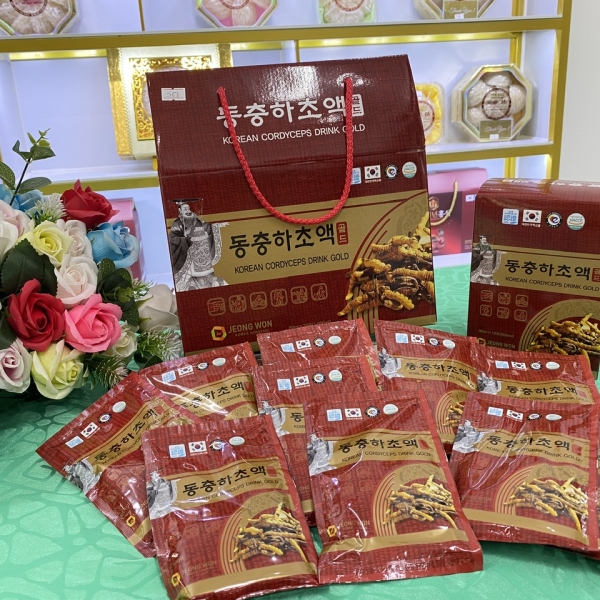 Nước uống đông trùng hạ thảo Bến Cát