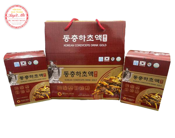 Nước uống đông trùng hạ thảo Bến Cát