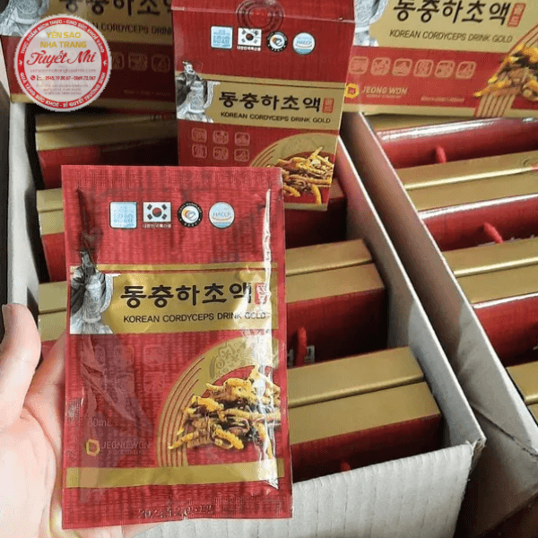 Nước uống đông trùng hạ thảo Bến Cát
