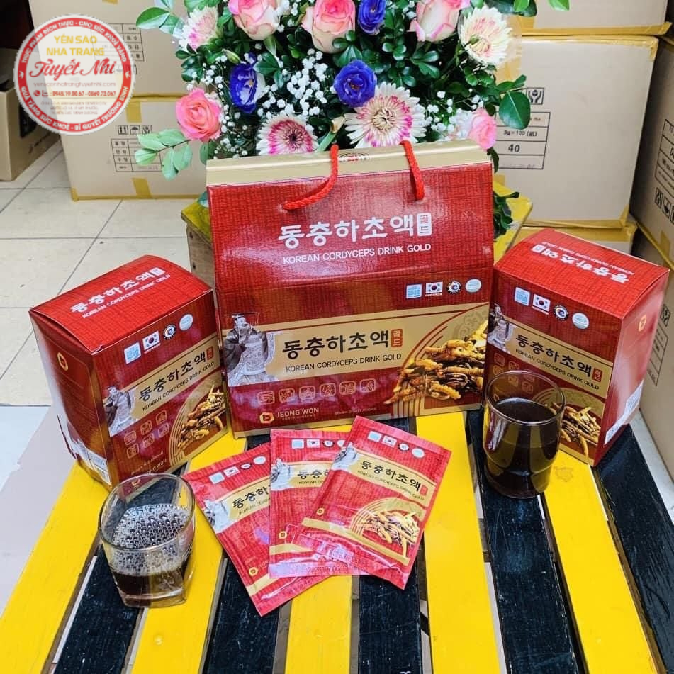 Nước uống đông trùng hạ thảo Bến Cát