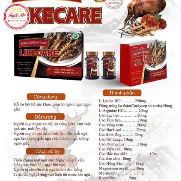 Viên uống Đông Trùng Hạ Thảo LIKECARE