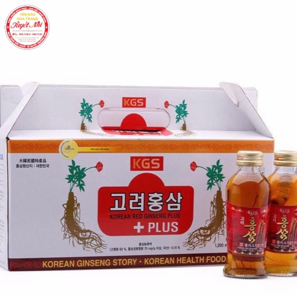 Nước uống hồng sâm Hàn Quốc có củ - Mã B08
