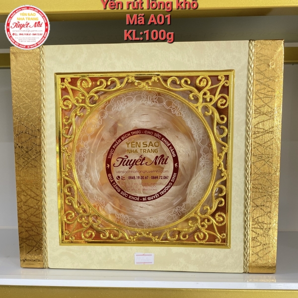Yến Rút Lông Khô - Mã A01
