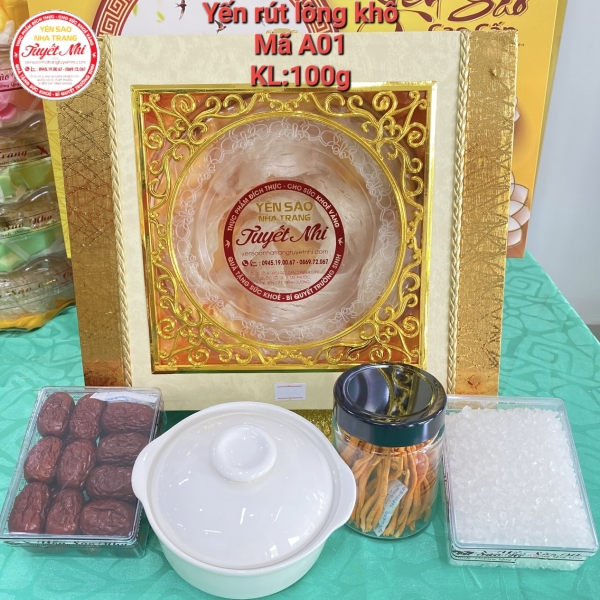 Yến Rút Lông Khô - Mã A01